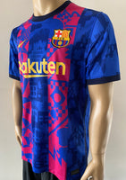 2021-22 Nike FC Barcelona Third Shirt Ansu Fati UCL Dri-Fit