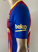 2020-2021 FC Barcelona El Clásico Fourth Shirt Messi La Liga Pre Owned Size S