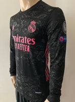 2020 2021 Real Madrid third shirt Long sleeve authentic Sergio Ramos UEFA Champions League mint condition size S