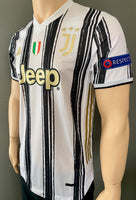 2020-21 Juventus Player Issue Home Shirt Ronaldo Champions League BNWT Size S