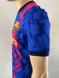 2021-2022 FC Barcelona Third Shirt Gavi Champions League Kitroom Player Issue Mint condition Size M