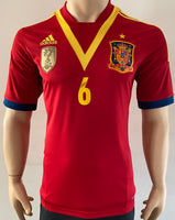 2013 Adidas Spain Confederations Cup Home Shirt Iniesta Climacool