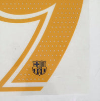Name Set Número Suárez 9 FC Barcelona 2018-19 For home kit/Para la camiseta de local Avery Dennison Player Issue