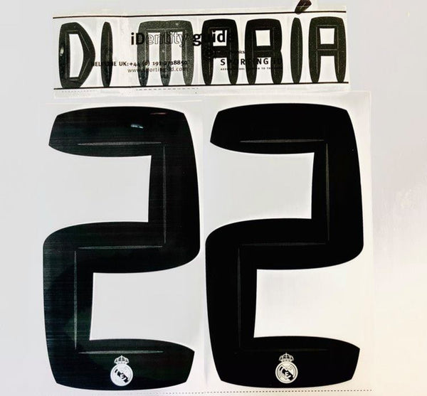 Real Madrid 2010-11 Local Set Nombre Y Numero Di Maria Sporting iD