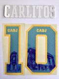 Nombre y número Carlitos Boca Juniors 2021 edición especial Caminito Art color