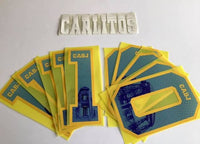 Nombre y número Carlitos Boca Juniors 2021 edición especial Caminito Art color