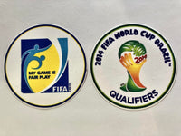 Parches Oficiales Qualifiers Mundial de Brasil 2014 y My Game is Fair Play Player Issue SportingiD