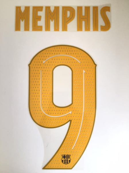 Name set Número Memphis 9 FC Barcelona 2021-22 Third kit/Tercera equipación Competiciones Europeas Avery Dennison Player Issue
