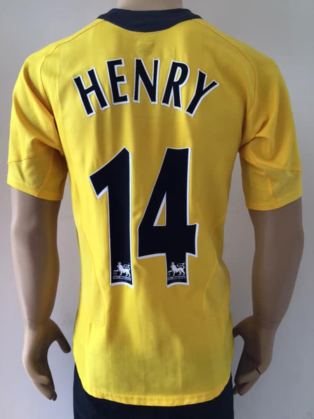 Jersey Arsenal 2006-07 visita Henry 14 Flock Nike DriFitTalla S