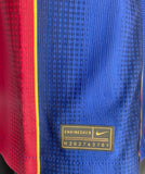 2020-2021 FC Barcelona Home Shirt Messi Champions League Kitroom Player Issue Mint Condition Size L