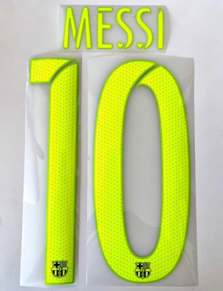 2016 - 2017 Barcelona Name Set Number Messi Third Sporting ID Fan