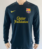Jersey Nike FC Barcelona 2011-12 Visitante Manga larga Version jugador utileria Player issue kitroom Long sleeve