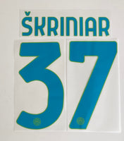 Nombre y número Inter Milan 2021-22 Tercera Skriniar Champions League
