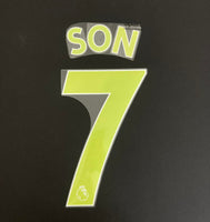 Nombre y numero Tottenham Hotspur 2021-22 Heung Min Son