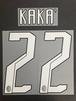 Nombre y numero AC Milan 2007-08 Local Kaka Name set Home kit
