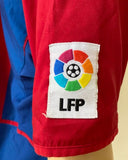 2002 2003 Barcelona Home Shirt La Liga Pre Owned Size L