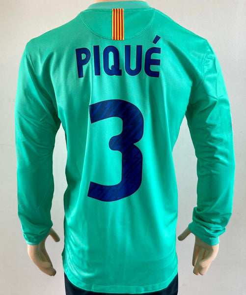Jersey Nike FC Barcelona 2010-11 Away/Visitante Piqué 3 Champions League Kitroom Player Issue