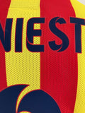 Jersey Barcelona 2013-14 Utileria kitroom Visitante/ Away Iniesta