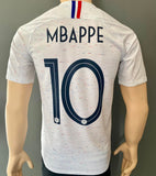2018 France Nike Dri Fit Away Shirt MBAPEE 10 Russia World Cup Size M