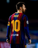 2020-2021 FC Barcelona Home Shirt Messi Champions League Kitroom Player Issue Mint Condition Size L
