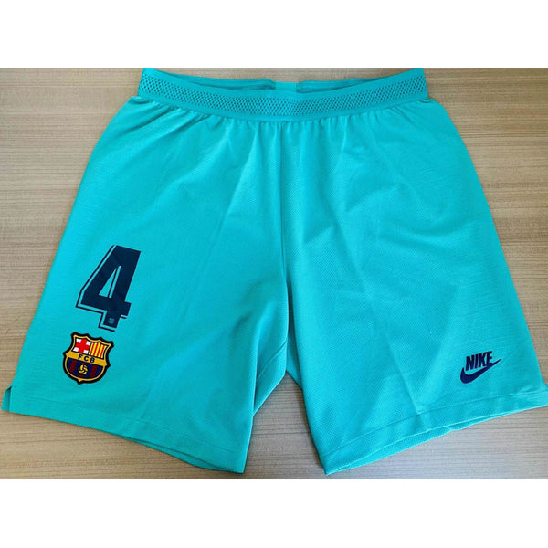 Short Nike FC Barcelona 2019-20 Tercero Iván Rakitic 4 La Liga Versión jugador de utilería Kitroom Player Issue