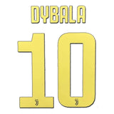 Name set Número “Dybala 10”  Juventus 2018-19 Para la tercera equipación (Parley)/for third kit Dekographics