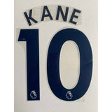 Name Set Número “Kane 10”  Tottenham Hotspur 2017-21 Para la camiseta de local/for Home kit Premier League SportingiD