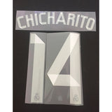 2014-2015 CF Real Madrid Away and Third Name Set Chicharito Javier Hernández Player Issue Champions Liga Sporting ID Adult Size