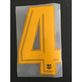 Name set Número I. Rakitić FC Barcelona 2017-18 For home kit/Para la camiseta de local SportingiD Fan