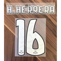 Name set Número “H. Herrera 16” Porto 2014-19 Para la camiseta de local/for home kits  Liga NOS Sipesa
