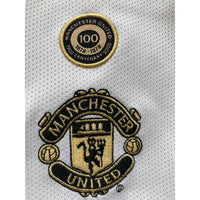 2001-2002 Manchester United Away/Third Reversible Shirt Centenary Veron Pre Owned Size L