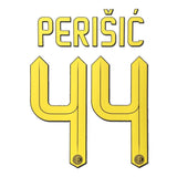 Name Set Número “Perišić 44” Inter de Milán 2016-17 Para la camiseta de local/for Home kit Stilscreen