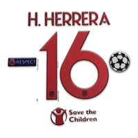 Número Atletico De Madrid 2019-20 Herrera #16
