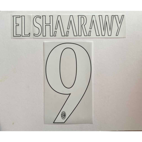 Número Ac Milan 2014 15 Local El Shaarawy 9 Stilscreen