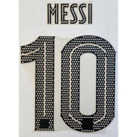 2019-2021 FC Barcelona Messi Home Name Set and Number Champions League Player Issue Avery Dennison