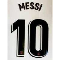 Numero Messi Barcelona Tercera 2018 Avery Dennison Original