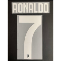 Número name set Juventus 2019-20 Local Ronaldo 7 player issue  Dekographics