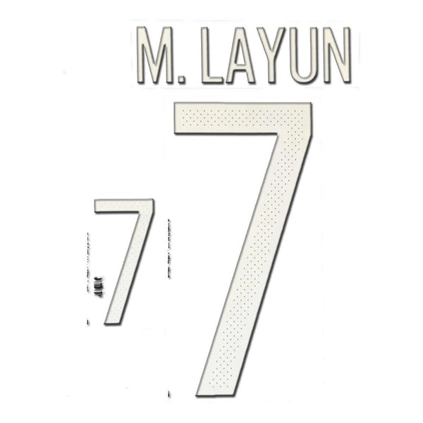 2016 2017 Mexico Name Set Kit Home M. LAYUN 7  Copa América 2016 Dekographics