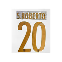2015 - 2016 - 2017 Sergi Roberto Barcelona Home Player Issue Name Set Avery Dennison Champions Liga