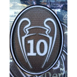 Parche Badge of Honor BOH10 UEFA Champions League 10 Copas Real Madrid Player Issue Sporting iD