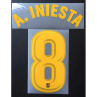 Name set Número A. Iniesta  FC Barcelona 2017-18 For home kit/Para la camiseta de local SportingiD Fan