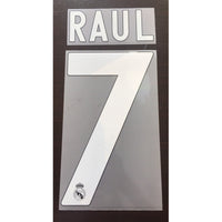 2009 2010 Real Madrid Name set kit Away RAUL 7 SportingiD