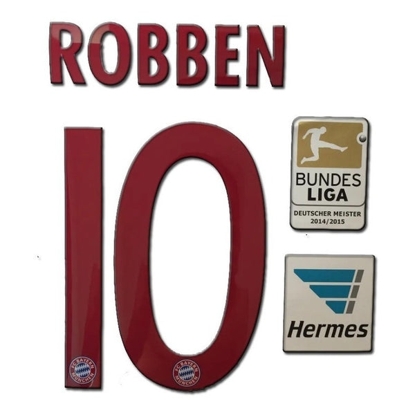 Robben Bayern Múnich Número Parches Sporting Id Deko Graphic