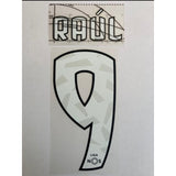 Name set “Raúl 9” Benfica 2015-18 Para la camiseta de local/for Home kit Liga NOS Sipesa