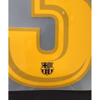 Name set Número Piqué 3 FC Barcelona 2017-18 For home kit/Para la camiseta de local SportingiD Fan