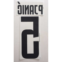 Name set Número “Pjianić 5”  Juventus 2017-18  Para la camiseta de local y tercera/for Home and third kit Dekographics