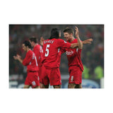 Name Set Número “Baros 5” Liverpool 2004-08 Para la camiseta de local/for home kit Champions League Chris Kay