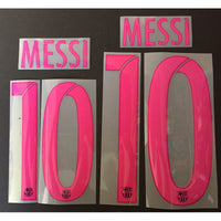 Name set Número Messi 10 FC Barcelona 2016-17 Away kit/Equipación de visita Para niños/for kids SportingiD Fan