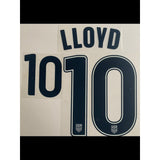 Name set Número “Lloyd 10” Estados Unidos Femenino 2016-17 Para la camiseta de local/for Home kit