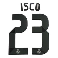 Name set “Isco 22” Real Madrid 2014-15  Para la camiseta de local/for home kit SportingiD